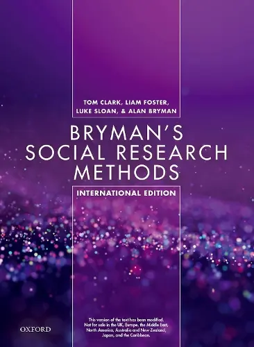 BRYMAN'S SOCIAL RESEARCH METHODS, 6TH EDITION
