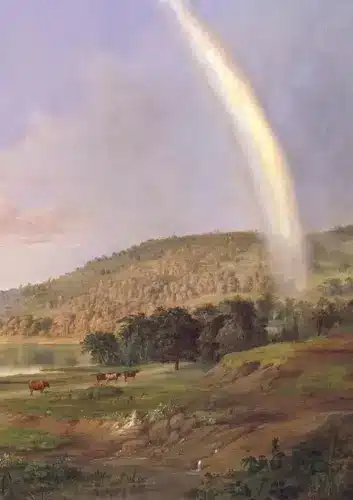LANDSCAPE WITH RAINBOW NOTEBOOK