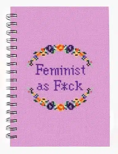 Feminist as F*ck Notebook:Cross-Stitch N