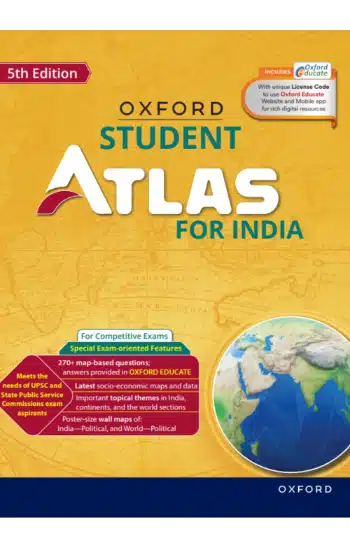 Oxford Student Atlas for India, 5th Edition-2024