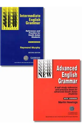 Set Of 2 Books: Intermediate English Grammar | Advanced English Grammar