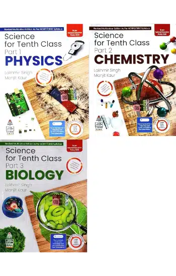 Science For Class 10 : Set Of 3 Books