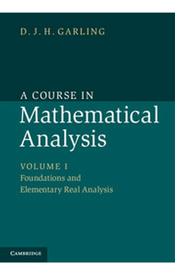 A Course In Mathematical Analysis: Volume 1