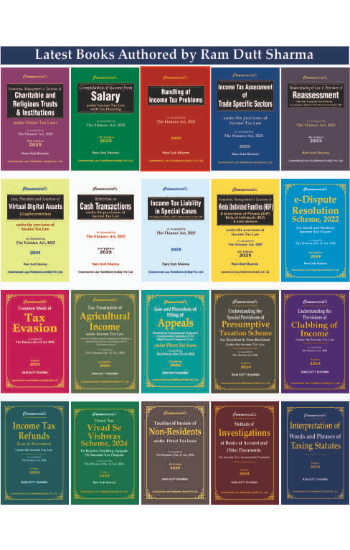 RAM DUTT SHARMA Combo Pack (for Tax Professionals) Set Of 20 Books